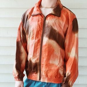 VTG Tie dye Windbreaker